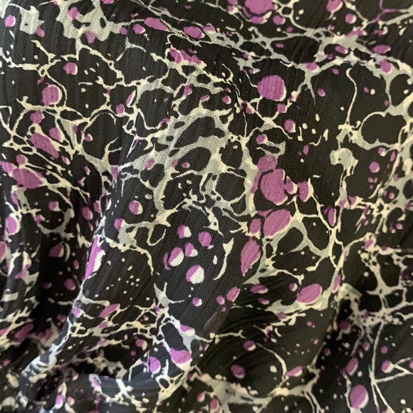 MAX STUDIO size L purple lace top V-neck dress in excellent condition - Picture 5 of 6